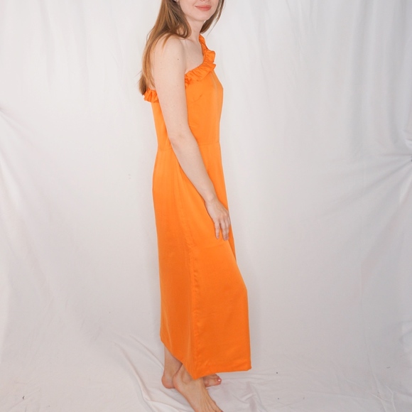 & Other Stories Dresses Other Stories Oneshoulder Orange Dress Nwt